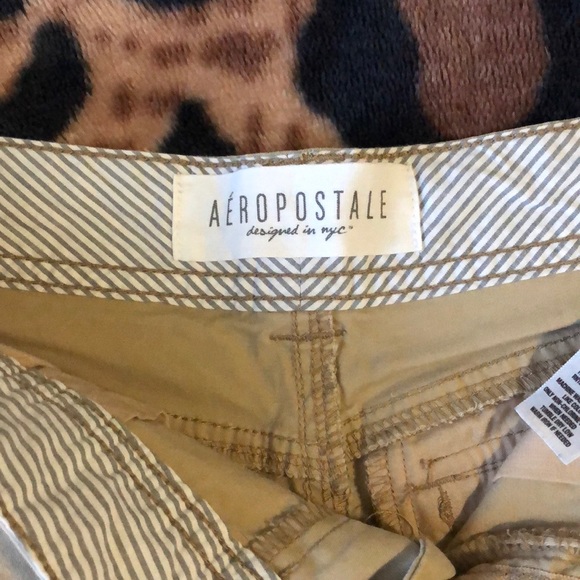 Caki midi twill shorts - Picture 3 of 4